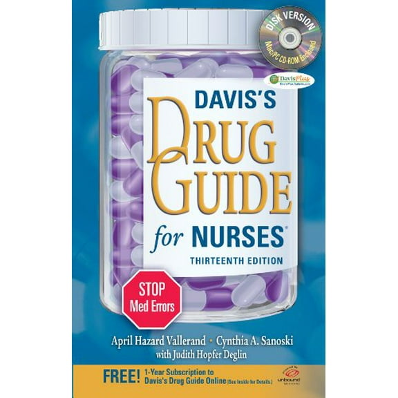 Pre-Owned Davis's Drug Guide for Nurses + Resource Kit CD-ROM (Paperback) 0803628331 9780803628335