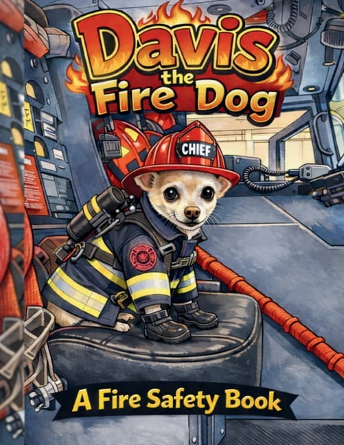 Davis the Fire dog: A Fire Safety Book, (Paperback)