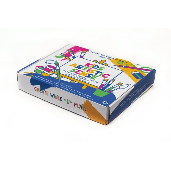 Davison Kids Artistic Sense 4 Lesson Home Art Class in A Box for Kids 5+