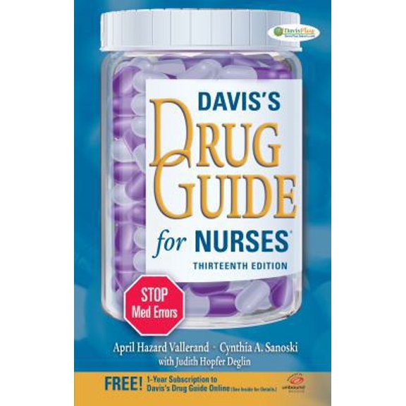 Pre-Owned Davis's Drug Guide for Nurses (Paperback) 080362834X 9780803628342