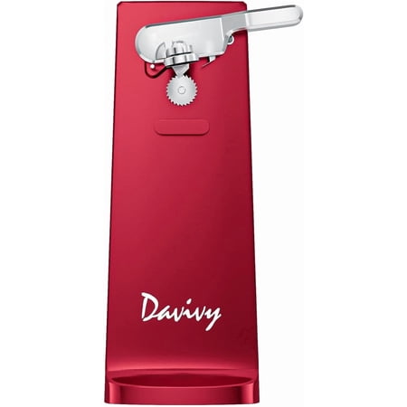 Davivy Electric Operated Can Opener for One Millet Opener Removable Stainless Steel Cutter & 3-in-1 Design