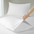 thumbnail image 1 of Davmabcjy 2-Piece Solid Color Microfiber Pillowcases, Envelope Closure, Machine Washable, Queen , White, 1 of 6