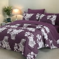 thumbnail image 1 of Davulos King Size Comforter Sets Bed in Bag,7 Pieces Floral Comforter Bedding Set for All Season, 1 of 7