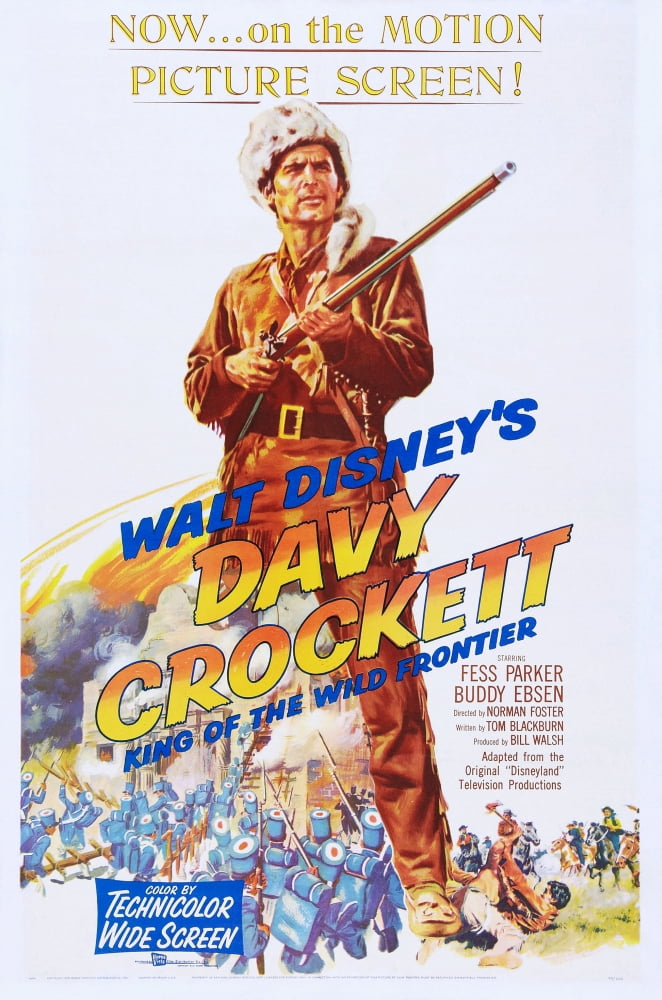 Davy Crockett King Of The Wild Frontier U Canvas Art -  (24 x 36)