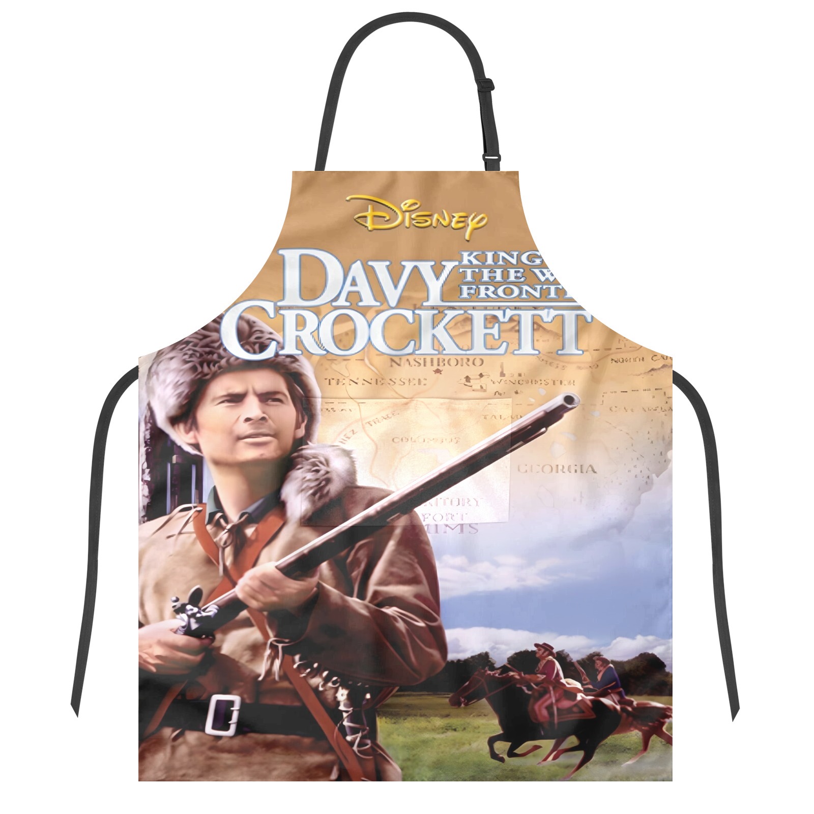 Davy Crockett: King of the Wild Frontier apron has an iconic print, is ...