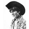 thumbnail image 1 of Davy Jones shows bare chest in open shirt and stetson hat 8x10 inch photo, 1 of 1
