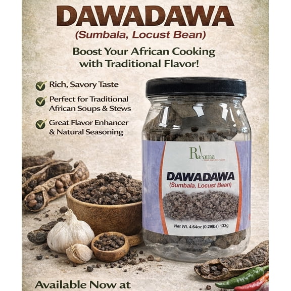 Dawadawa (Locust beans/Sumbala). ( Rahama Brand)