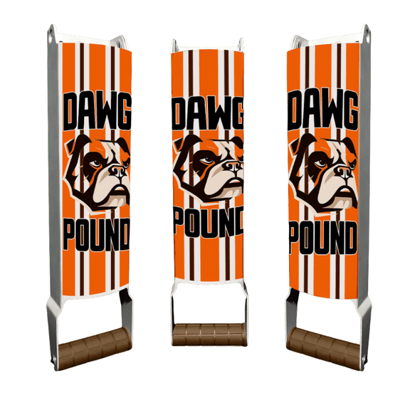 Dawg Pound Custom Designed Beer Can Crusher - Tiki Bar - Man Cave - Garage - Beer - Gifts - Basement Bars