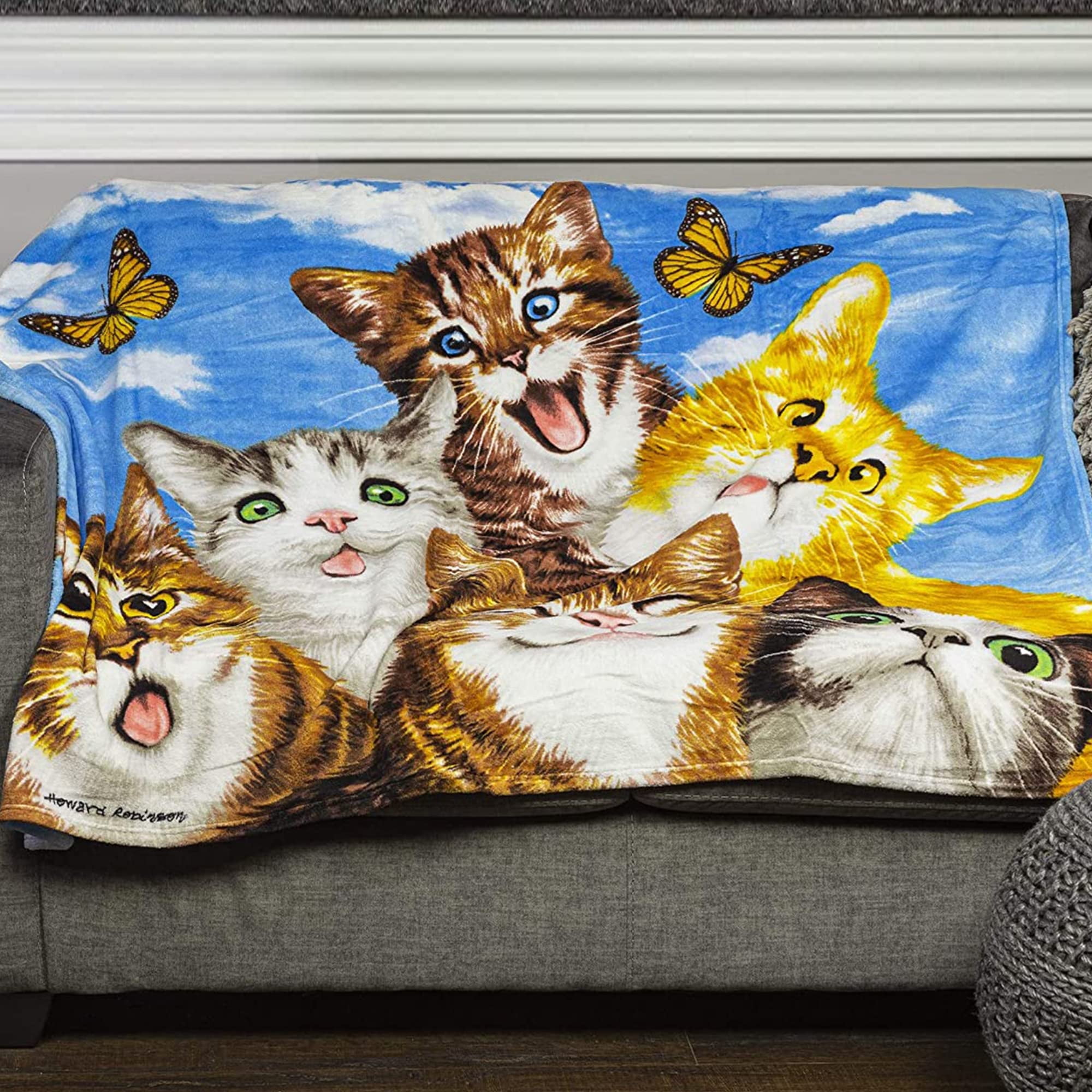 Cat Throw Blanket