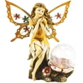thumbnail image 1 of Dawhud Direct Fairy Solar Garden Light with Color Changing LED Crackled Glass Globe, 1 of 7