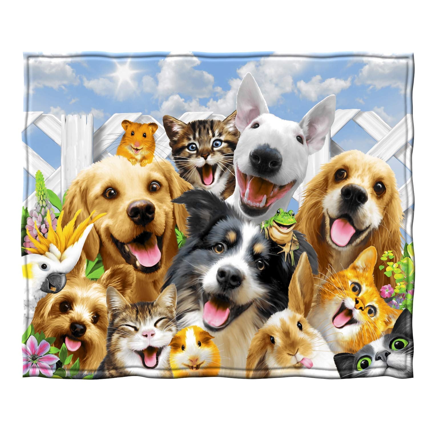 Puppy dog pals fleece blanket hotsell