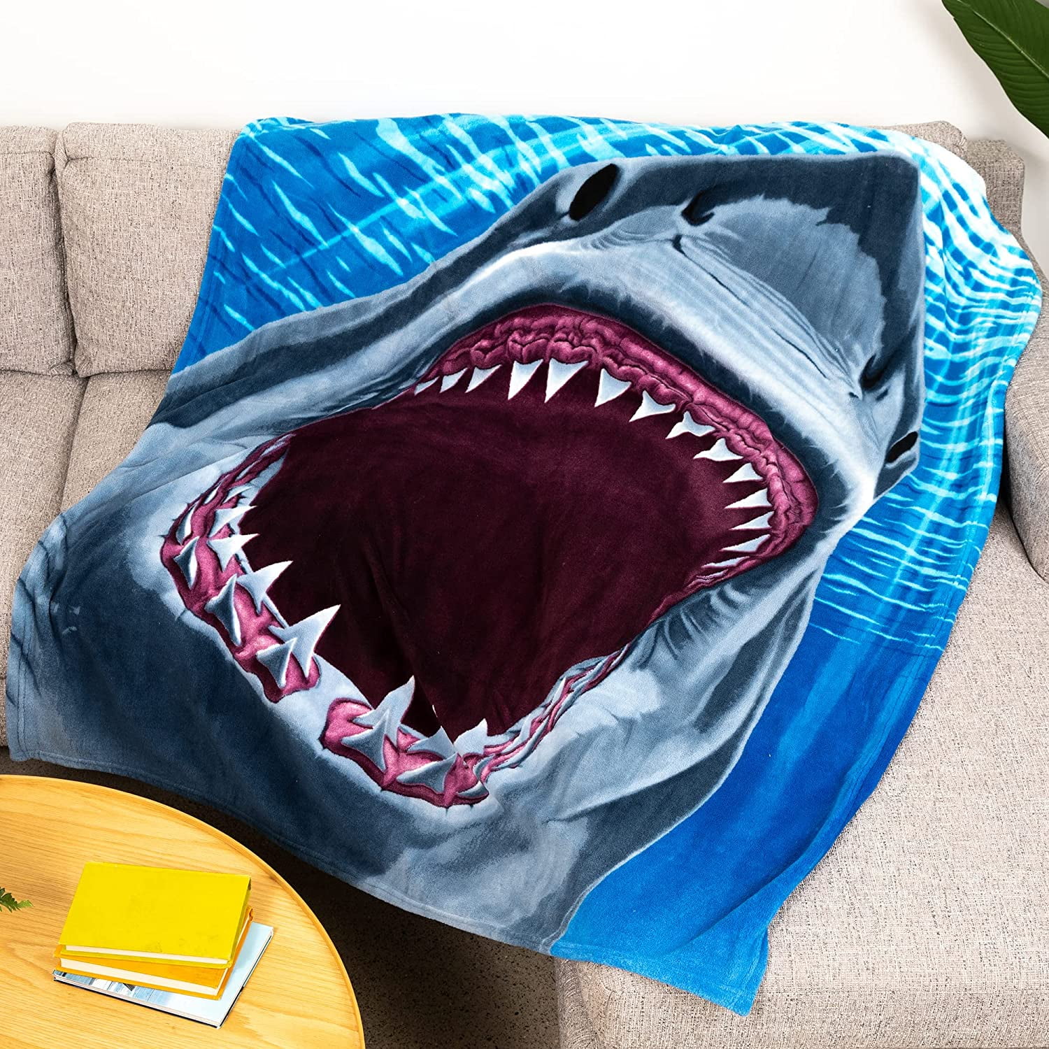 Dawhud Direct Superweiche Wolf-Plüschdecke – Queen Size (ca. 190 X 229 Cm), 100 % Polyester, Kuschelweich Für Couch, Bett & Camping