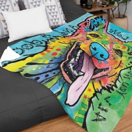 Dawhud Direct Super Soft Fullqueen Size Plush Fleece Blanket By Dean Russo 75"