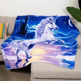 Rainbow Unicorn Glitter 1 (Faux Glitter) #pastel #decor #art  Throw  Blanket for Sale by anitabellajantz