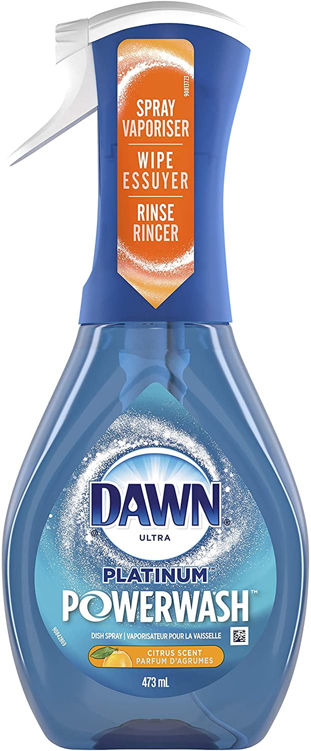 Dawn 40657 Platinum Powerwash Dish Soap Spray, Citrus Scent 16 Fl Oz (Pack of 1)