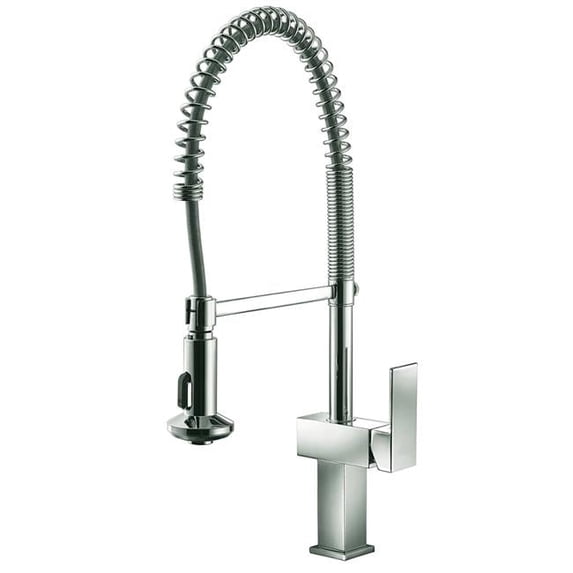 Dawn AB53 3498BN Single-Lever Pull-Down Kitchen Faucet, Brushed Nickel