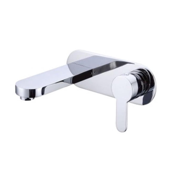 Dawn AB67 1809BN Dawn Wall Mounted Single-Lever Concealed Washbasin Mixer, Brushed Nickel