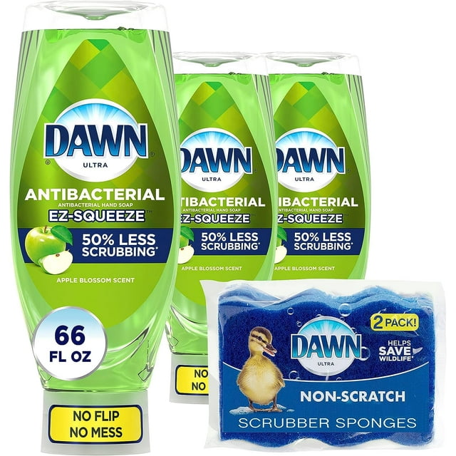 Dawn Antibacterial EzSqueeze Dishwashing Liquid Dish Soap,Apple