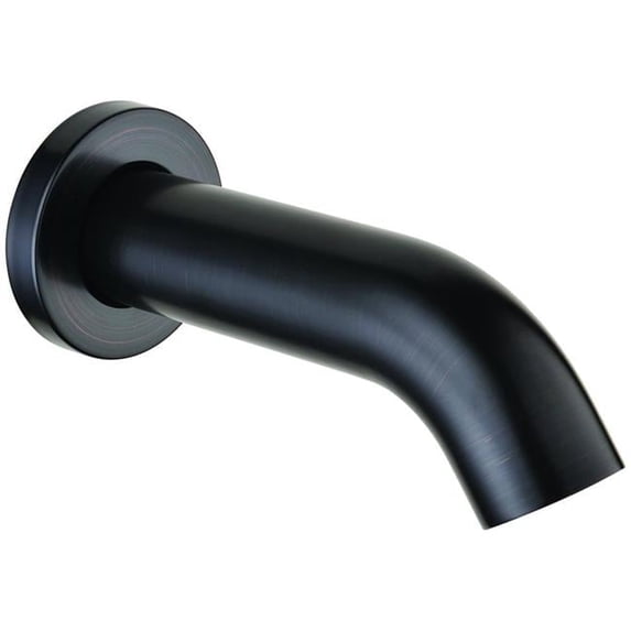 Dawn D3217401DBR Wall Mount Tub Spout, Dark Brown Finish