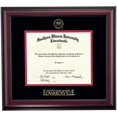 thumbnail image 1 of Dawn Diploma Frame for Southern Illinois University Edwardsville, 16" x 18" Diploma Certificates Frame, Embossed Black/Cherry Mat, 1 of 5