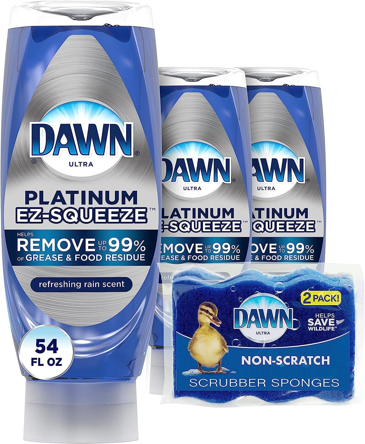 Dawn Dish Soap Squeeze Bottle, EzSqueeze Dawn Dishwashing Liquid,Dawn