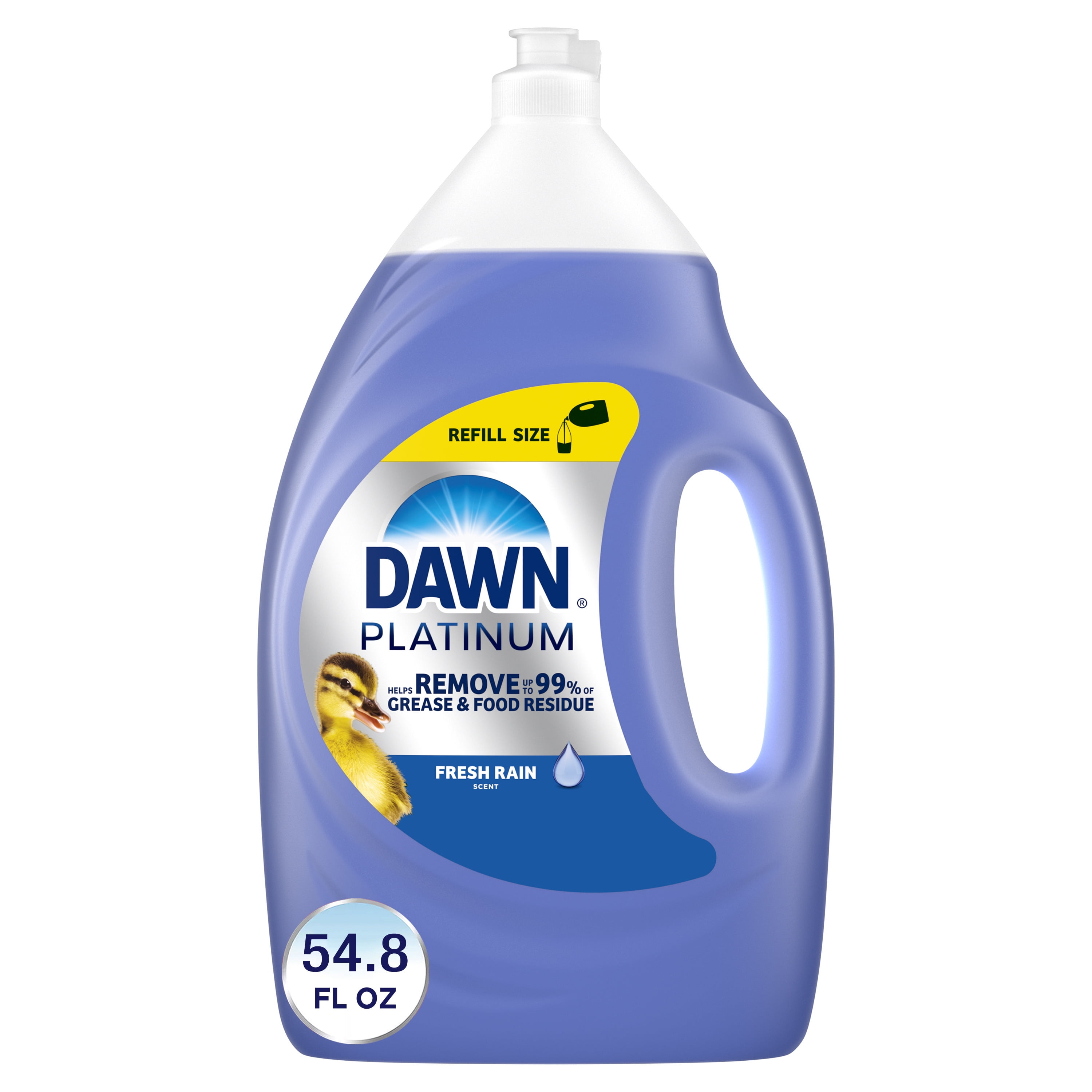 Dawn Dishwashing Liquid Dish Soap, Refreshing Rain Scent, 54.8 fl oz