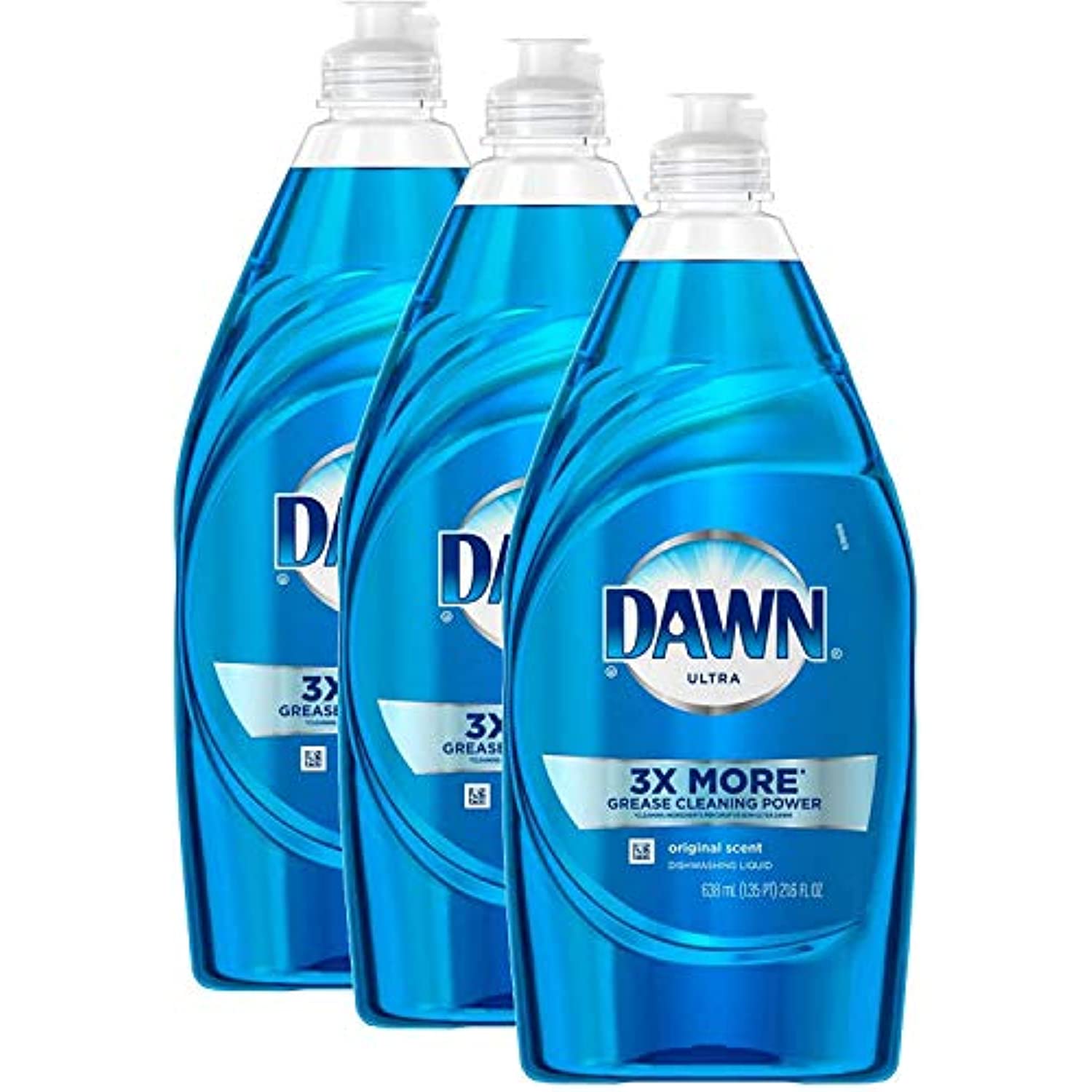 Dawn Dishwashing Liquid, Original, 21.6 Ounce (Pack Of 3)