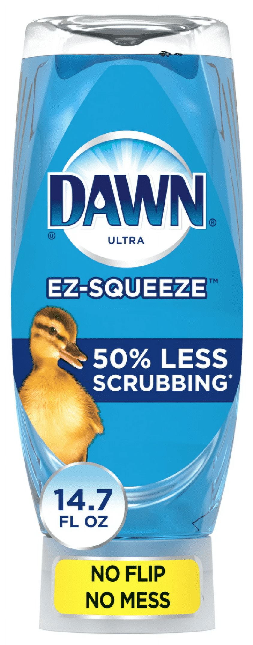 Dawn EZ-Squeeze Ultra Dish Soap Dishwashing Liquid, Original Scent, 14.7 fl oz (Pack of 2)