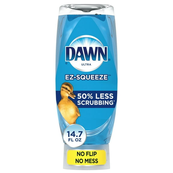 Dawn EZ-Squeeze Ultra Dish Soap Dishwashing Liquid, Original Scent, 14.7 fl oz (Pack of 2)