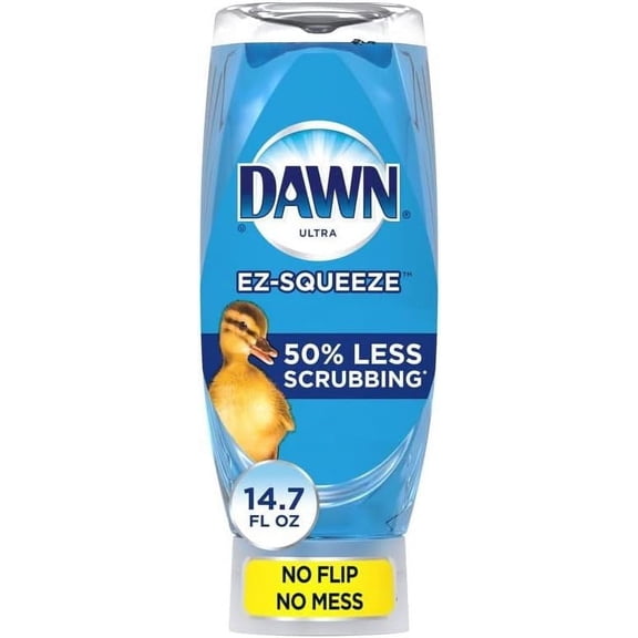 Dawn EZ-Squeeze Ultra Dishwashing Liquid Dish Soap, Original Scent, 14.7 fl oz