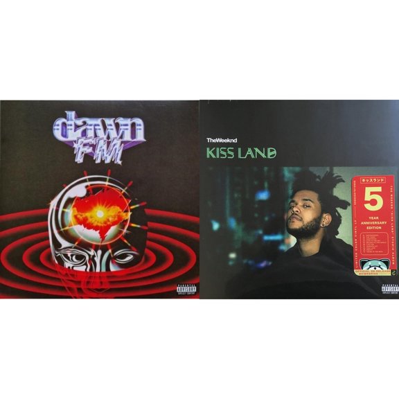 Dawn Fm (Version 2) (Translucent Silver LP Vinyl) & Kiss Land (2LP/Seaglass Vinyl)