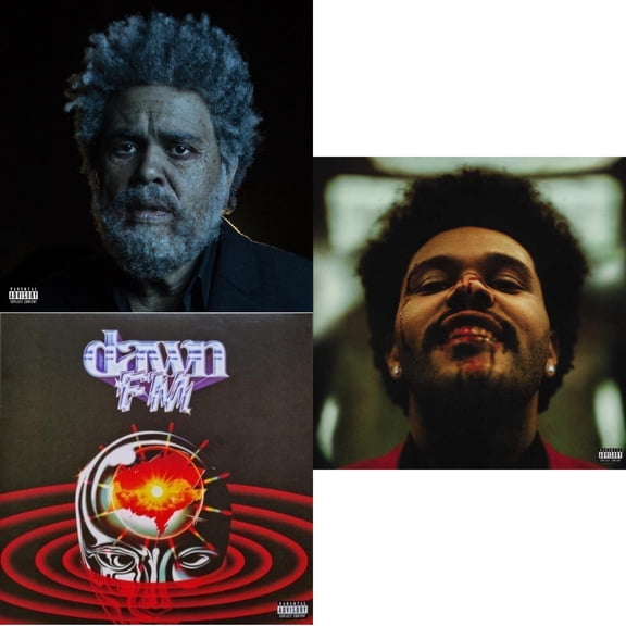 Dawn Fm (X) (2LP) & Dawn Fm (Version 2) (Translucent Silver LP Vinyl) & After Hours (X) (2LP)