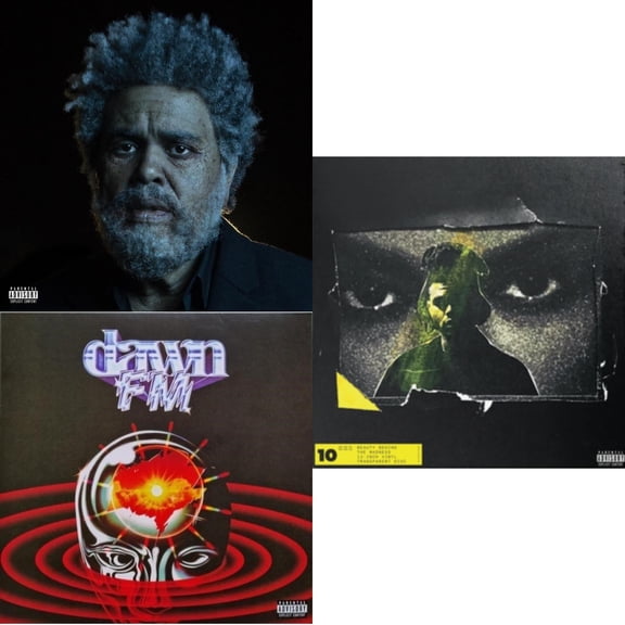 Dawn Fm (X) (2LP) & Dawn Fm (Version 2) (Translucent Silver LP Vinyl) & Beauty Behind The Madness (X) (10Th Anniversary) (Transparent Vinyl/2LP)