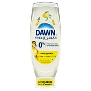Dawn Free & Clear EZ-Squeeze Dish Soap, Lemon, 24.3 fl oz
