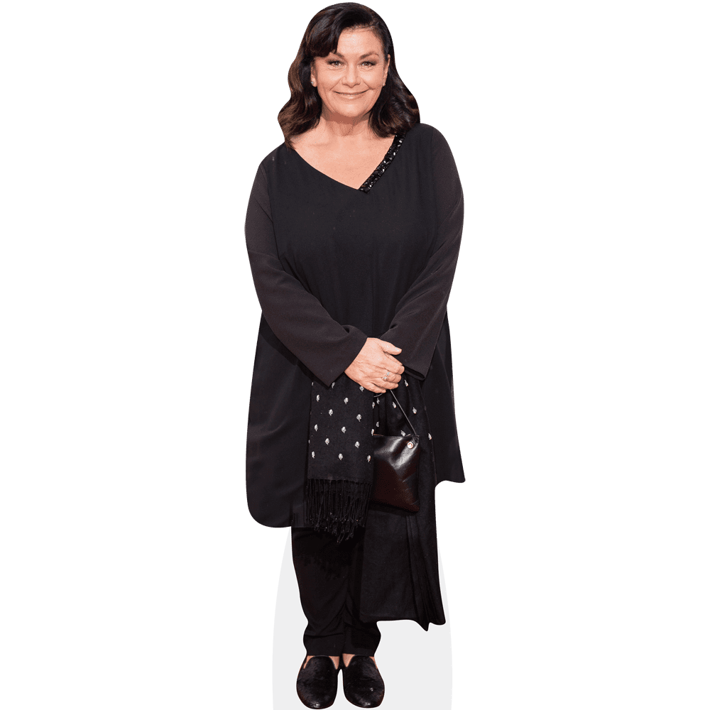 Dawn French (Black Outfit) Mini Cardboard Cutout Standee