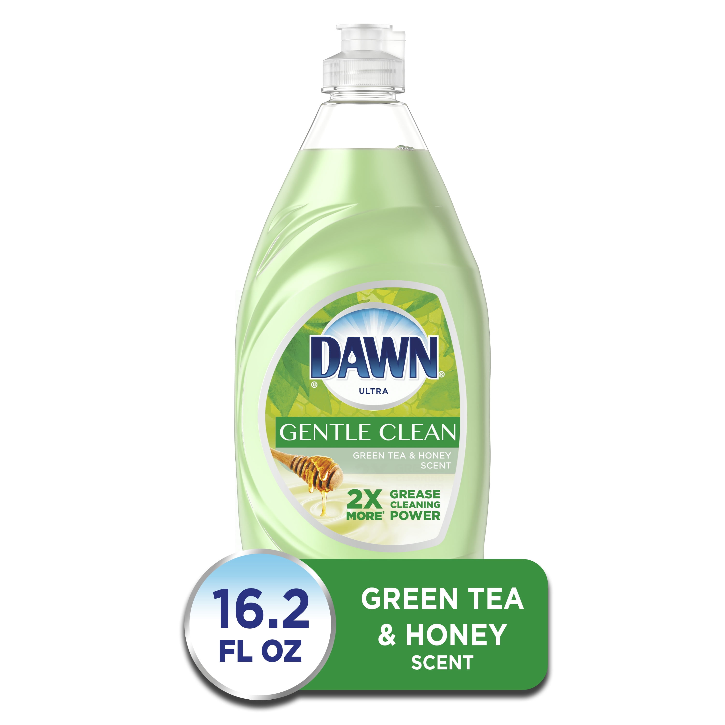 Dawn Gentle Clean Ultra Liquid Dish Soap, Green Tea & Honey, 16.2 fl oz