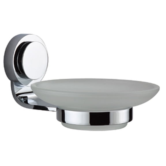 9301 Glass Soap Dish with Circle Series Holder