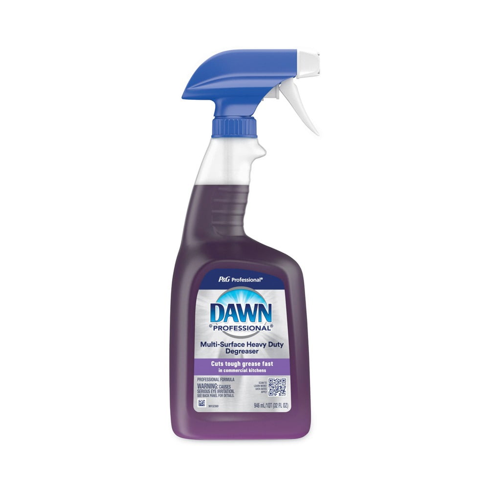 Dawn Professional 07308 32 oz Spray Bottle Multi-Surface Heavy Duty Degreaser - Fresh Scent