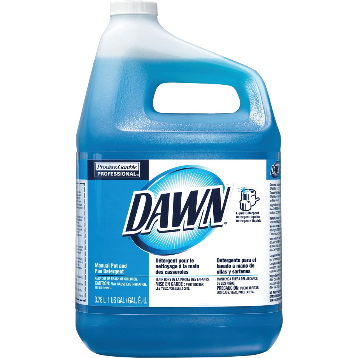 Dawn Professional 80730045 1 gal. Heavy-Duty Manual Pot/Pan Dish Detergent - Original Scent (4/Carton)