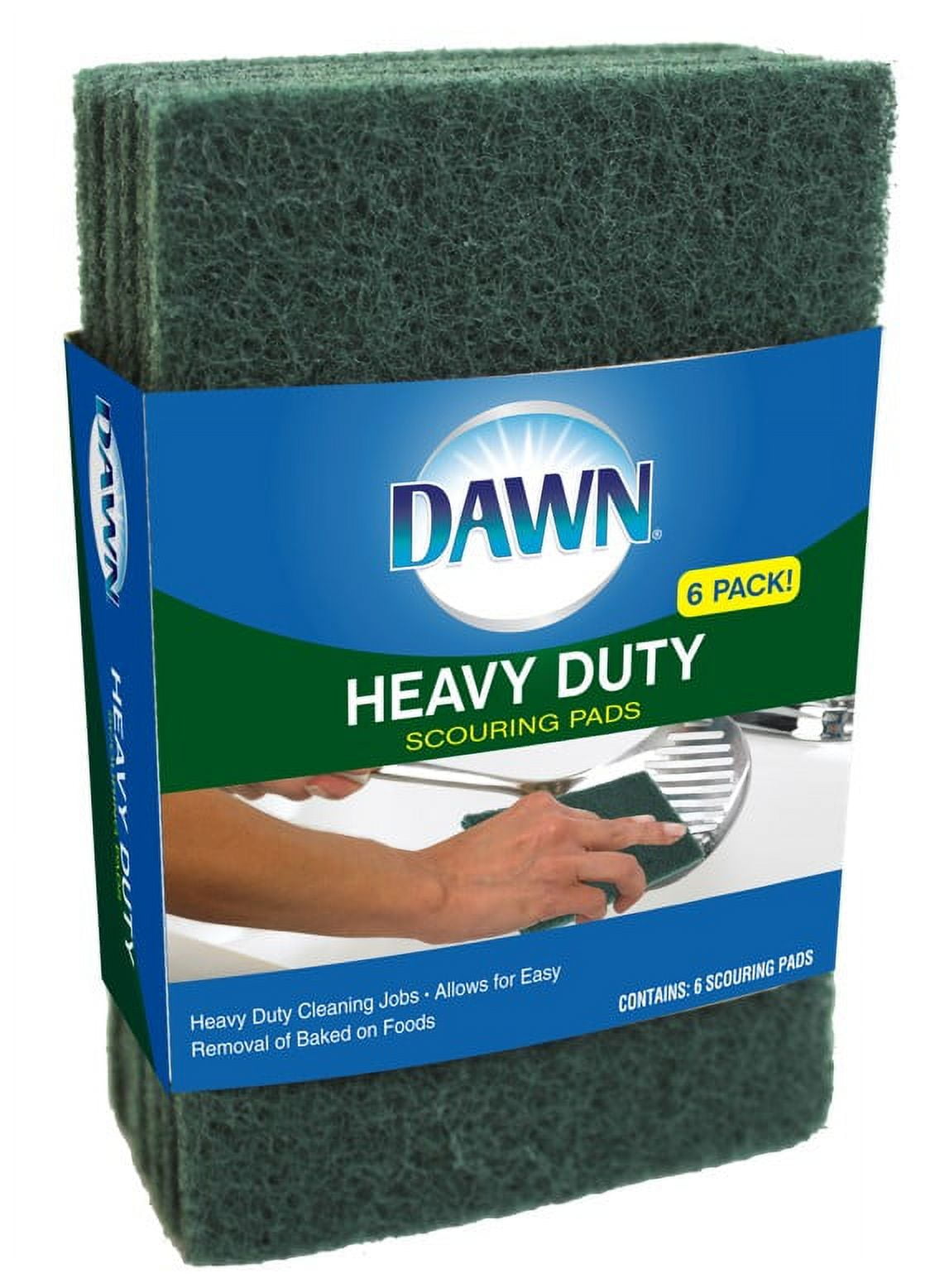 Dawn Heavy Duty Scouring Pads, 6 Ct