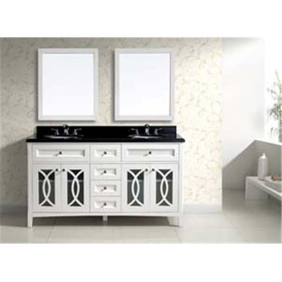 Dawn Kitchen AAM2230-011 Solid Wood Frame Mirror- Beige White