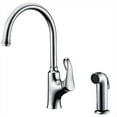 thumbnail image 1 of Dawn Kitchen AB06 3296C Single-Lever Chrome Kitchen Faucet With Side-Spray, 1 of 2
