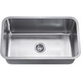 thumbnail image 1 of Dawn Kitchen & Bath ASU106 30.38 in. L Undermount Single Bowl - 18 Gauge, 1 of 4