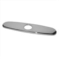thumbnail image 1 of Dawn Kitchen  Escutcheon Faucet Hole Cover Plate - Brushed Nickel - 10 In., 1 of 1