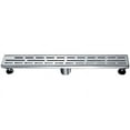 thumbnail image 1 of Dawn® LAN240304 Amazon River Series Linear Shower Drain 24"L In Polished Satin, 1 of 2