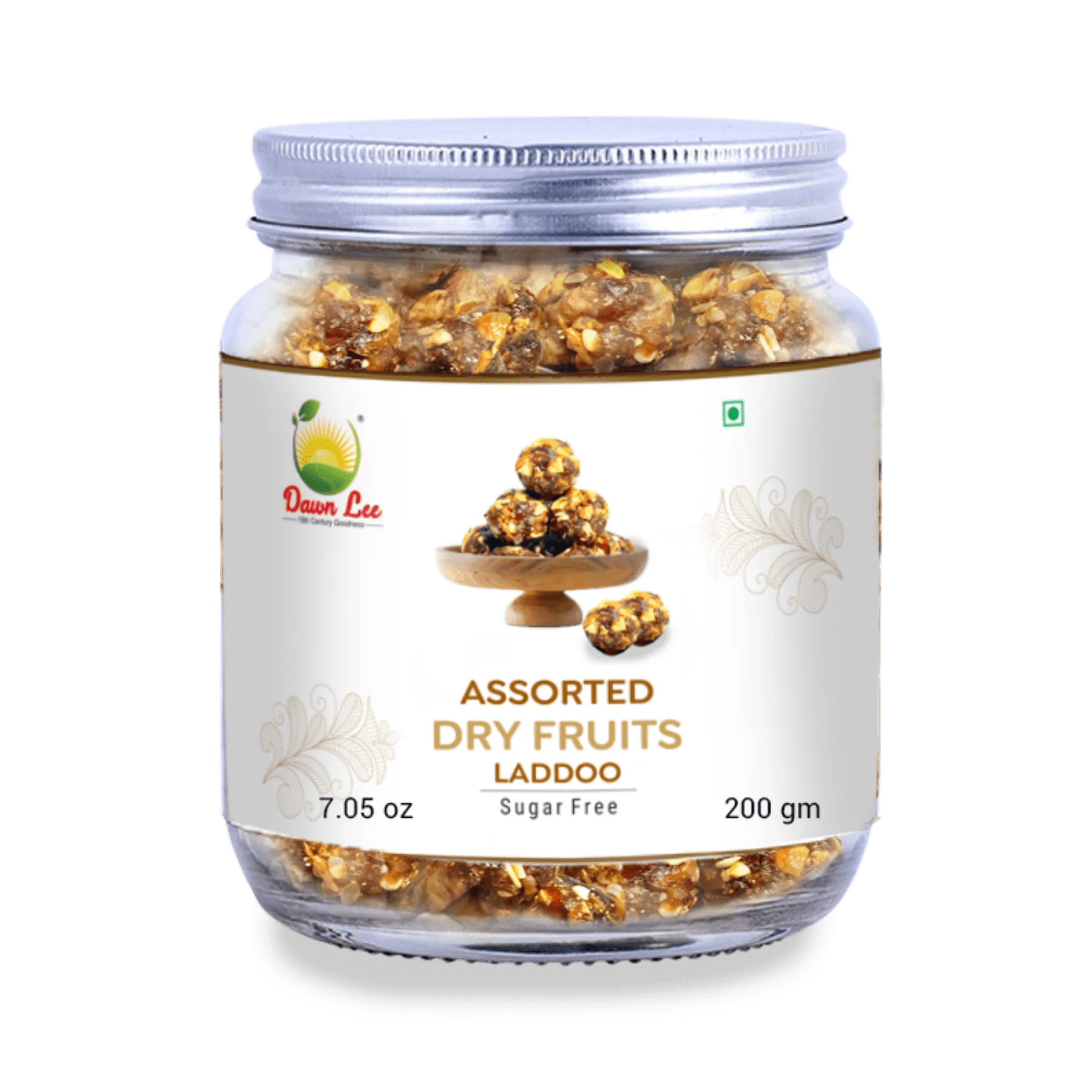 Dawn Lee Dry Fruits Laddu200gm Sugar Free LadooMamra Almonds, A2 Cow