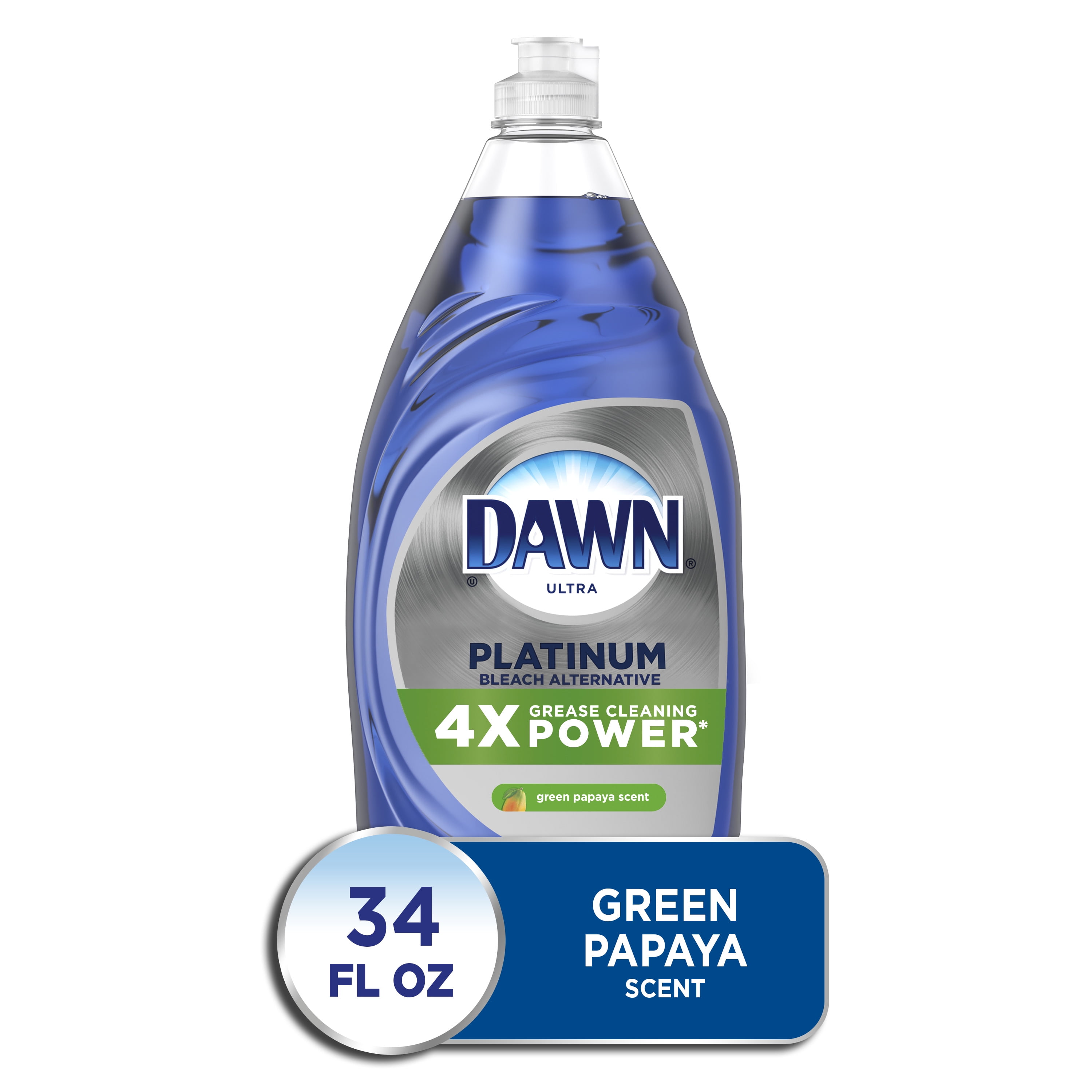 Shop Dawn Liquid Dish Soap, Green Papaya Scent, 34 Fluid Ounce Great