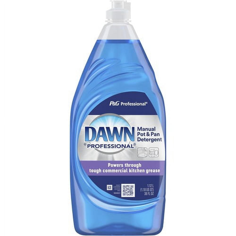 Dawn Manual Dishwashing Liquid - Liquid - 38 fl oz (1.2 quart) - 1 Bottle - Blue | Bundle of 2 Bottles