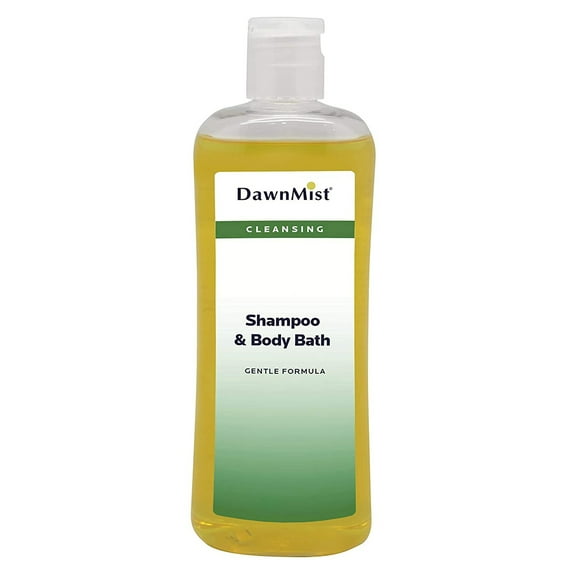 Dawn Mist Shampoo and Body Bath Wash, Apricot Scent, pH Balanced, 48 Ct