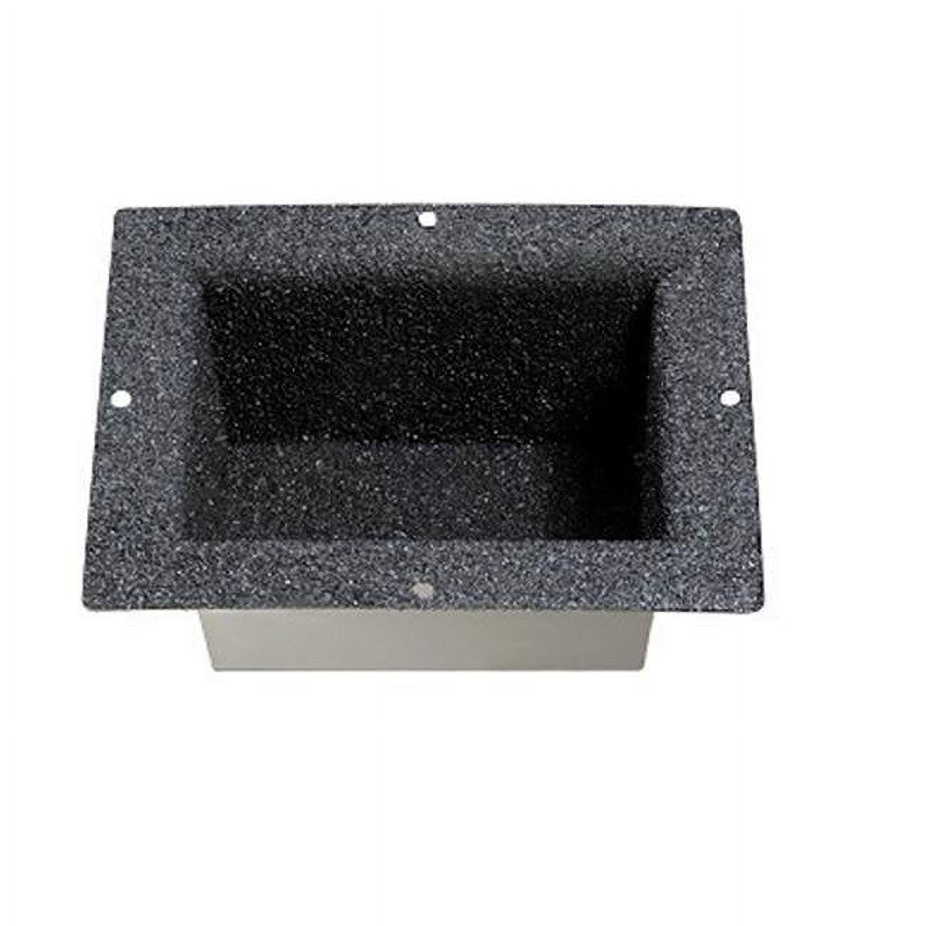 Stainless Steel Black Sand Coated Shower Niche Shelf